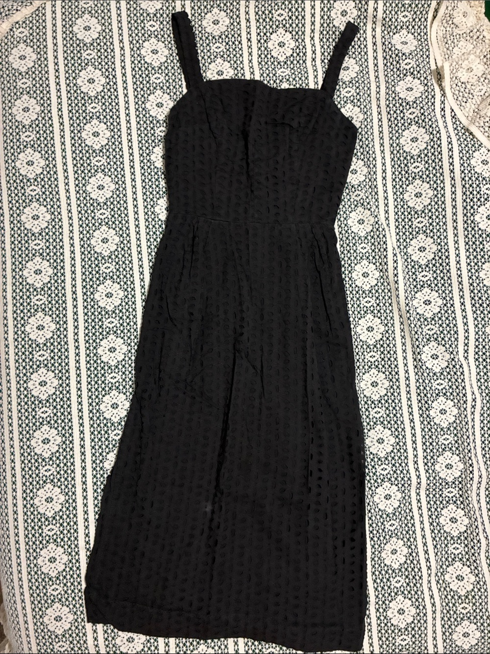 Vintage Midi Little Black Dress